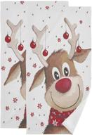 christmas reindeer snowflakes bathroom decorations logo