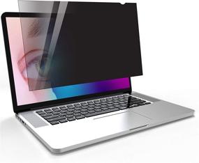 img 4 attached to Enhance Privacy with 14 Inch Laptop Privacy Screen Filter - Protect Widescreen Display from Glare, Scratches & Blue Light