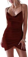 shimmer in style with vancol women's sexy glitter spaghetti strap mini party dress logo