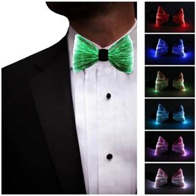 img 4 attached to 🌟 Light Colors Luminous Bowtie Gray: Illuminate Your Style with Elegance