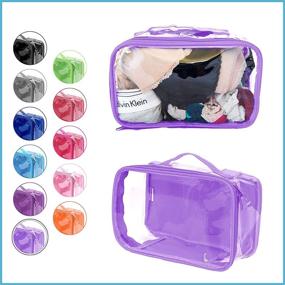 img 3 attached to Toiletry Makeup Cosmetic Organizer Plastic Travel Accessories for Toiletry Bags