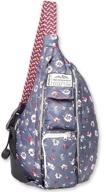 🎒 kavu rope puff bag: a versatile quilted crossbody backpack for stylish and convenient travel логотип