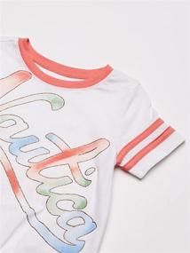 img 3 attached to 👚 Nautica Girls Little Sleeve Graphic Girls' Clothing: Stylish Tops, Tees & Blouses for Fashionable Girls