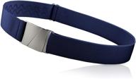 invisible elastic belt for men in black - essential men's accessory in belts logo