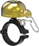 lezyne classic brass bell black sports & fitness logo