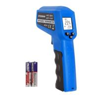 infrared thermometer temperature gun for non-contact instant-read -58℉~ 716℉ 🌡️ (-50℃ ~ 380℃) - digital laser infrared ir thermometer with backlight (blue) logo