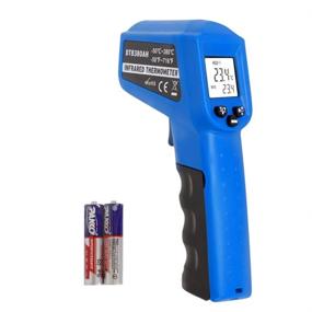 img 4 attached to Infrared Thermometer Temperature Gun for Non-Contact Instant-Read -58℉~ 716℉ 🌡️ (-50℃ ~ 380℃) - Digital Laser Infrared IR Thermometer with Backlight (Blue)