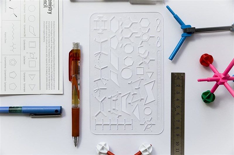 Organic Chemistry Stencil Ruler ($5 for All) - Scrapbooking