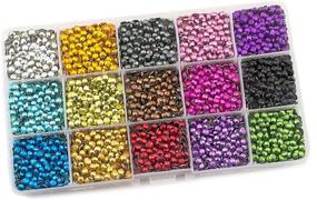 img 3 attached to Summer Ray Assorted Color Rhinestuds Storage