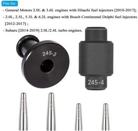 img 1 attached to 🔧 Enhanced GM245 Fuel Injector Seals Tools: A Superior Alternative to #EN-49245, EN-51105, and #18683AA000