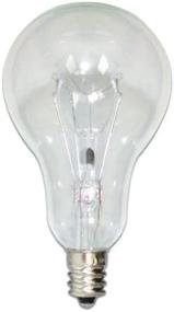 img 1 attached to 💡 Bulbrite A15 Clear Incandescent Candelabra Screw Base (E12) Light Bulb, 60 Watt