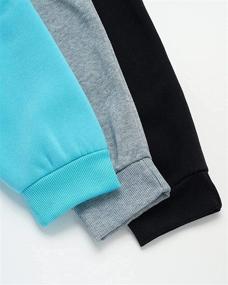 img 1 attached to Coney Island Girls’ Sweatpants - Active Fleece Joggers (3 Pack): Comfy and Stylish Joggers for Active Girls