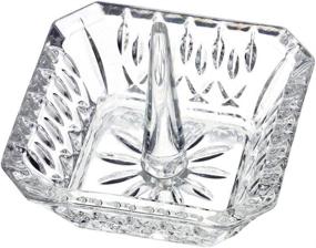 img 4 attached to 💍 Hyaline & Dora Crystal Ring Tray - Perfect for Jewelry Display and Storage