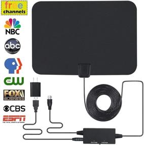 img 1 attached to 📺 2018 Upgraded Digital HD TV Antenna with 60-Mile Range for Free HD Channels