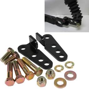 img 4 attached to 🛠️ Harley Road King Rear Adjustable Lowering Kit for HARD BAGS Only (2002-2016) - TCMT 1-3 Inch