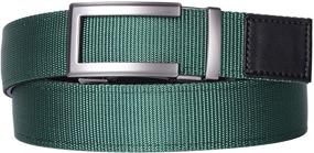 img 3 attached to 👔 Men's Accessories and Belts - Boys' Ratcheting Leather Buckle with Adjustable Fit