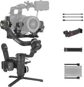 img 1 attached to Zhiyun Crane 3S Pro: 3-Axis Gimbal Stabilizer for Mirrorless DSLR Cinema Cameras, Sony Canon Nikon Panasonic Camcorder. Compatible with Blackmagic 6K 4K. Modular Design, Max Payload 6.5kg. Color: Black.