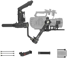 img 3 attached to Zhiyun Crane 3S Pro: 3-Axis Gimbal Stabilizer for Mirrorless DSLR Cinema Cameras, Sony Canon Nikon Panasonic Camcorder. Compatible with Blackmagic 6K 4K. Modular Design, Max Payload 6.5kg. Color: Black.