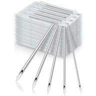 💉 ace needles 100 mix body piercing needle set - sizes 12g, 14g, 16g, 18g, and 20g (20 pcs each) logo
