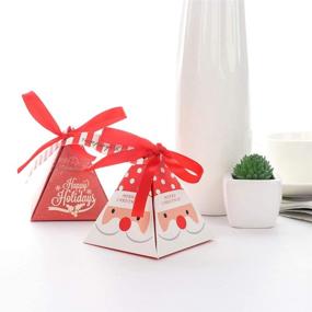 img 3 attached to Santa Claus Alapaste Gift Boxes: 30 Festive Candy & Cookie Packaging for Christmas & New Year