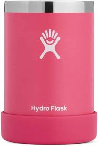 img 3 attached to 🍉 Hydro Flask 12 oz Stainless Steel Vacuum Insulated Can Cooler Cup with Removable Rubber Boot - Watermelon