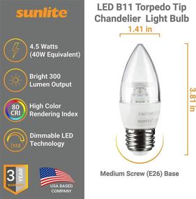 img 3 attached to 💡 Sunlite ETC LED E26 27K: Effortless Illumination for Elegance and Energy Savings