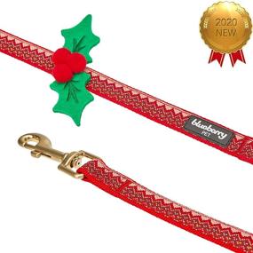 img 3 attached to 🎄 Christmas Festival Dog Leashes with 3 Patterns by Blueberry Pet