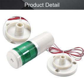 img 1 attached to Othmro Warning Light Bulb Industrial Signal Alarm Tower Lamp Green Always On Light No Sound 220V 3W 1PCS