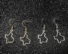 img 1 attached to BELUCKIN Silver Texas Dangle Earrings