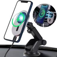 laudtec magnetic wireless charging auto clamping logo