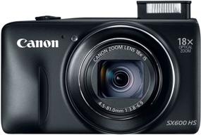 img 4 attached to 📷 Enhanced with SEO: Canon PowerShot SX600 HS 16MP Digital Camera in Sleek Black Shade