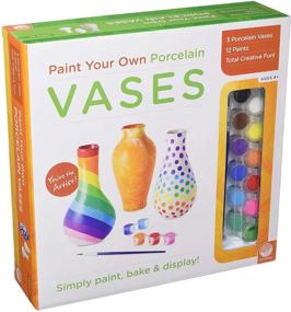 img 2 attached to Раскройте своё творчество с игрой MindWare Paint Your Own Porcelain: Vases.