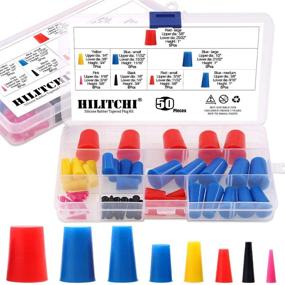 img 4 attached to Hilitchi 50 Pcs 1/16” to 5/8” Silicone Rubber Plug Kit: Ideal Masking Tool for Powder Coating, Painting, Anodizing, Plating – With Convenient Storage Box