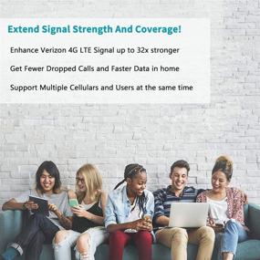 img 2 attached to 📶 Verizon 4G Cell Phone Signal Booster - Enhance Data Speeds Over LTE 700MHz Band 13 in Home/Office - FCC Approved