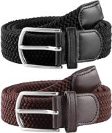 cosyoo belts without stretch braided logo