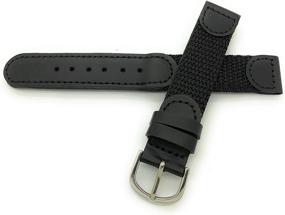 img 2 attached to Canvas Nylon Leather Watch Swiss