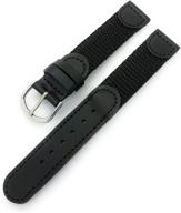 canvas nylon leather watch swiss logo