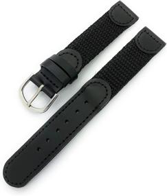 img 4 attached to Canvas Nylon Leather Watch Swiss