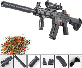 img 2 attached to 💦 Water Bomb Toy Sniper Rifle with Blaster Guns, Military Combat Style, Outdoor Children's Water Bomb Toy + 20000 Bullets