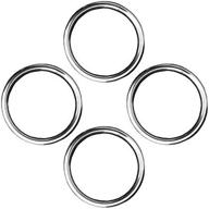 🔒 marine grade o-ring - stainless steel 316 welded round ring 5/32" x 1.5" (4mm x 38mm) логотип