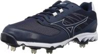 🔥 mizuno 9 spike dominant baseball charcoal men's shoes and athletic: premium performance for baseball enthusiasts логотип