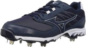 img 4 attached to 🔥 Mizuno 9 Spike Dominant Baseball Charcoal Men's Shoes and Athletic: Premium Performance for Baseball Enthusiasts
