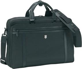 img 1 attached to 💼 Victorinox Werks Professional 2.0 Laptop Briefcase - Black (12.6-inch): Sleek & Durable Carry-on For Laptops