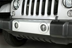img 1 attached to 🚙 Rugged Ridge 11231.23 Euro Guard Kit for Jeep Wrangler JK (07-18) - Fog Light, Textured Black - Buy Now!