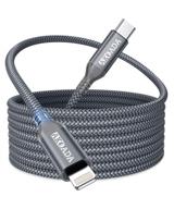 ⚡ superfast and durable: akoada lightning charger braided compatible logo