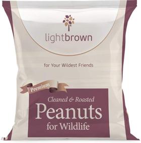 img 4 attached to Lightbrown Premium Cleaned & Roasted Peanuts: No Mess Wholesome Bird Seed for Wild Birds and Wildlife!