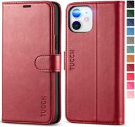tucch wallet case for iphone 12 pro/iphone 12 logo