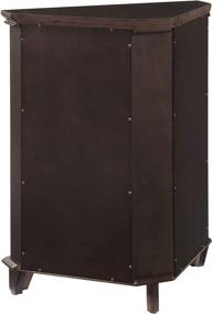 img 1 attached to 🏺 Crosley Furniture Lydia Corner Cabinet in Espresso Finish