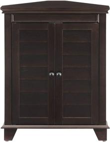 img 3 attached to 🏺 Crosley Furniture Lydia Corner Cabinet in Espresso Finish