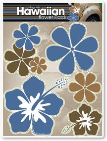 img 1 attached to Магнит Blue Hawaiian Flower Pack